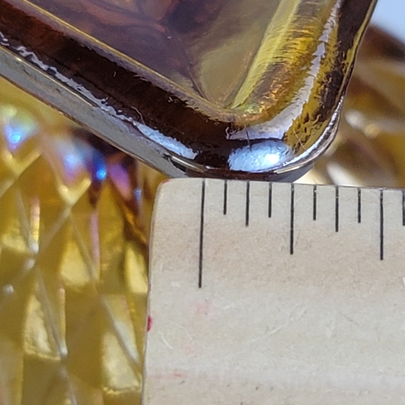 (2) Carnival Glass Iridescent Candy Dish - Picture 14 of 16